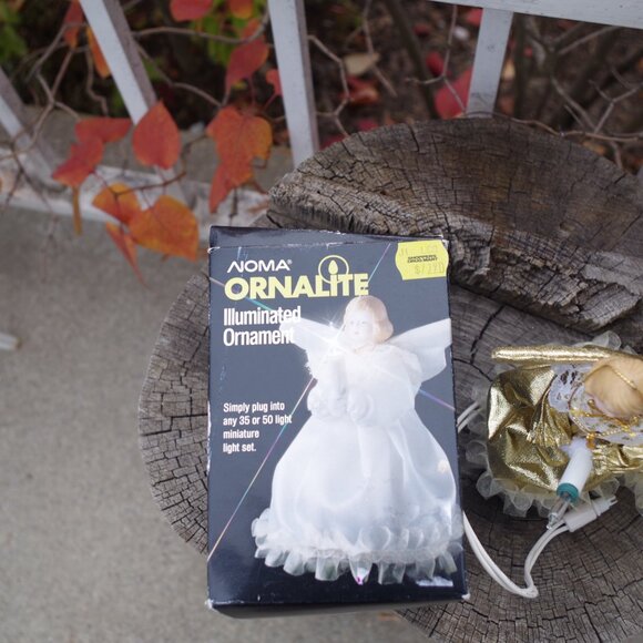 Vintage Noma Ornalite Illuminated Ornament Angle - Picture 3 of 9